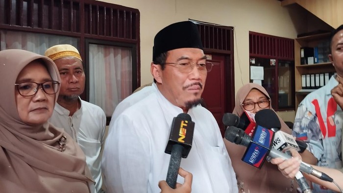 Bakal cawagub Jakarta, Suswono, di Ciracas, Jakarta Timur, Selasa (10/9/2024).