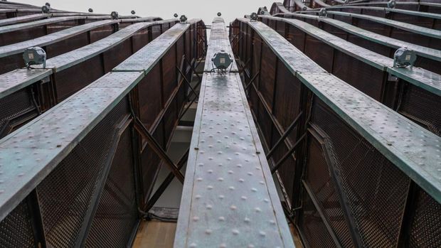 Tampak dari Bawah Patung Istana Garuda IKN