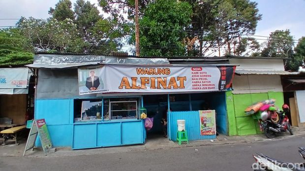 Warung makan Alfinat, di Kelurahan Sondakan, Kecamatan Laweyan, Kota Solo, Selasa (10/9/2024).