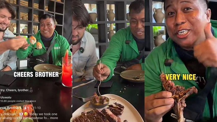 Aksi Bule Saat Pesan Makanan Via Ojol, Kocak hingga Bikin Sedih