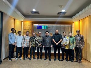 Difasilitasi Andre Rosiade, Rektor Unand Temui Erick Thohir Bahas Ini