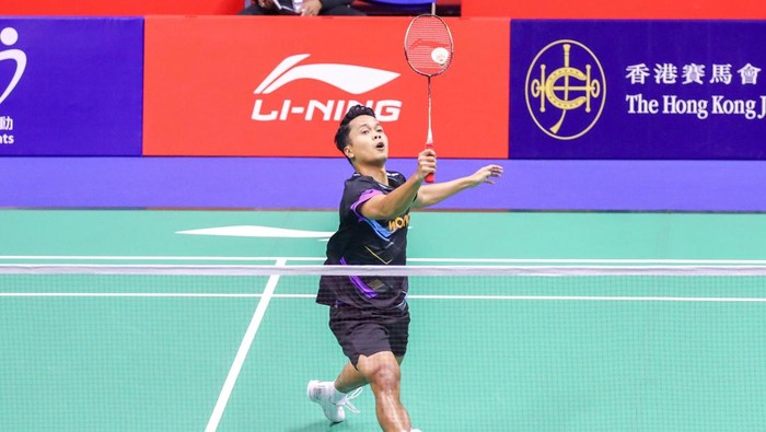 Tunggal putra Indonesia Anthony Sinisuka Ginting