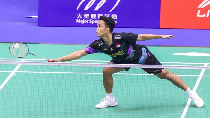 Tunggal putra Indonesia Anthony Sinisuka Ginting