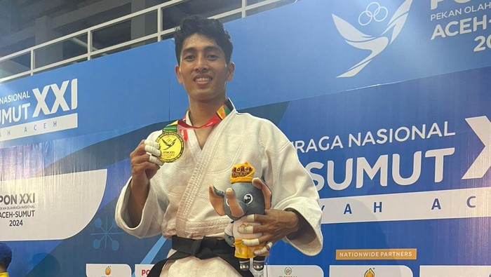 Atlet Judo Polri Sumbang Emas Untuk Provinsi Bali di Pon XXI Aceh Sumut (dok.ist)