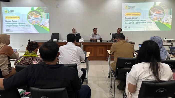 Bappedalitbang Kabupaten Bogor rapat bersama akademisi bahas pengembangan kawasan Geopark Bogor Halimun Salak