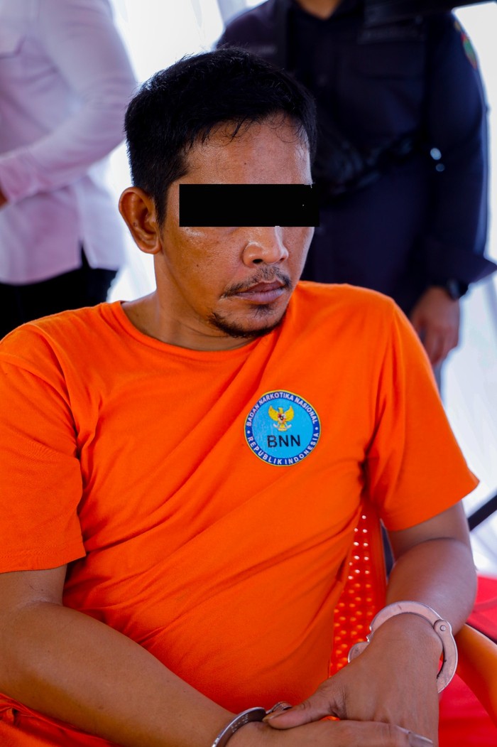BNN berhasil menangkap buron terpidana Salihin alias Saleh (39). Saleh menjalankan bisnis haram narkoba di Kota Palangka Raya, Kalimantan Tengah. (dok BNN)