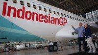 Garuda Indonesia sebagai Offisial Airline MotoGP 2024 akan memasang livery logo Indonesia GP 2024 dan The Mandalika di badan pesawat, guna meningkatkan visibilitas dan promosi yang optimal bagi penyelenggaraan event balap internasional yang akan digelar pada 27-29 September 2024 di Pertamina Mandalika International Circuit, Nusa Tenggara Barat (NTB). 