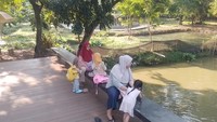 Hutan kota ini pun bisa jadi alternatif rekreasi murah bersama keluarga. Luas Hutan Kota Ciganjur kurang lebih sekitar 1,13 hektar. Foto: Muhammad Lugas Pribady/detikTravel