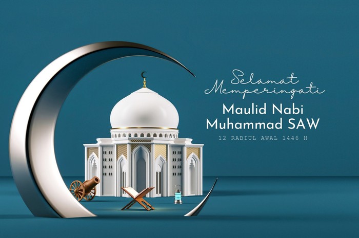 Kartu Ucapan Maulid Nabi Muhammad SAW