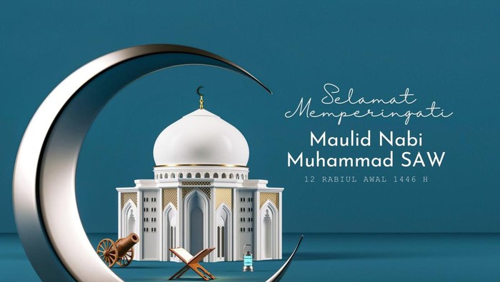 Kartu Ucapan Maulid Nabi Muhammad SAW