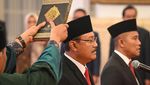 Momen Jokowi Lantik Mensos dan Kepala BNPT Baru