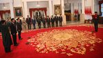 Momen Jokowi Lantik Mensos dan Kepala BNPT Baru