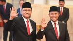 Momen Jokowi Lantik Mensos dan Kepala BNPT Baru