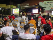 Nobar Timnas Jadi Sarana Ciptakan Pilkada Aman dan Damai di Kota Pasuruan