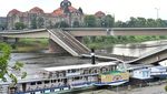 Penampakan Jembatan di Dresden Jerman Ambruk