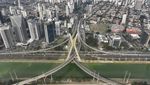 Potret Sungai Pinheiros di Brasil Berubah Hijau