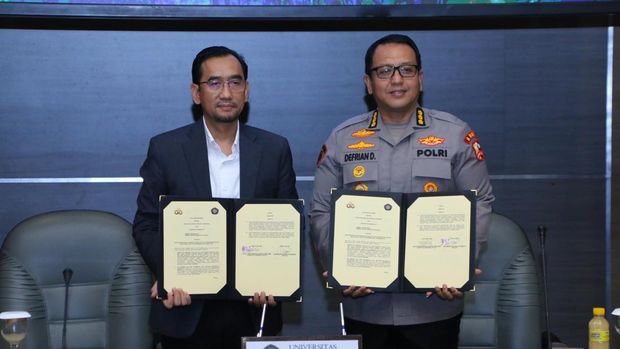 Penandatanganan MoU Universitas Brawijaya dengan Polri