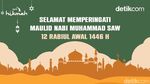 10 Poster Maulid Nabi Muhammad SAW 2024, Bisa Jadi Kartu Ucapan