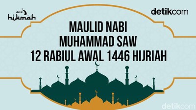 10 Poster Maulid Nabi Muhammad SAW 2024, Bisa Jadi Kartu Ucapan