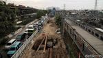 Potret Kemacetan Parah Imbas Proyek Tol Harbour Road II di Jakut