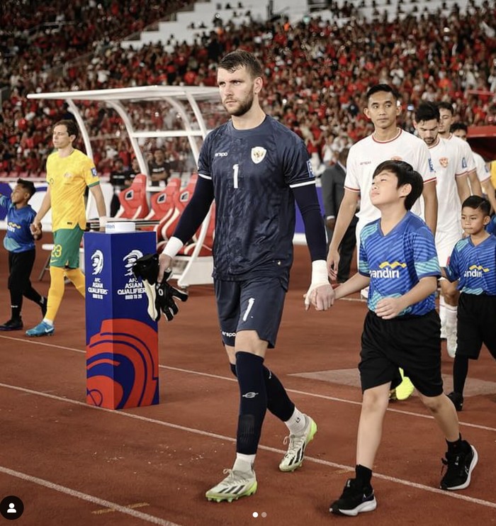 Potret Kulineran Maarten Paes, Kiper Timnas Indonesia yang Jadi Sorotan