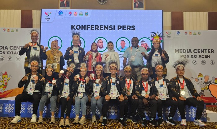 Provinsi Baru Papua Tengah Menggebrak PON XXI di Cabor Muaythai