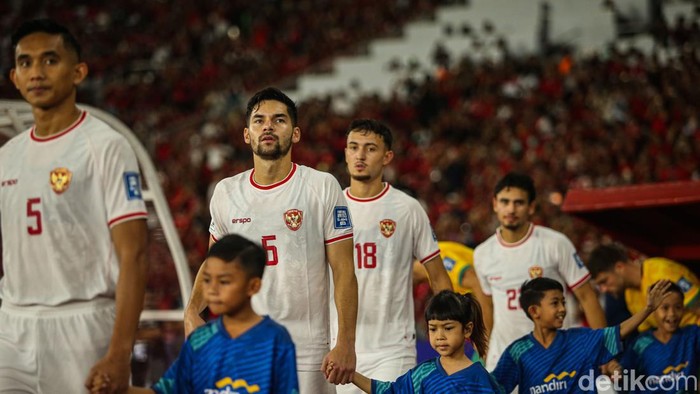Sandy Walsh bermain dalam laga Indonesia vs Australia Grup C Kualifikasi Piala Dunia 2026 di Stadion Utama Gelora Bung Karno (SUGBK), Jakarta, Selasa (10/9/2024).