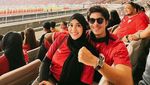 Azizah Salsha, Raisa, dan Deretan Selebritas Semringah Dukung Timnas di GBK