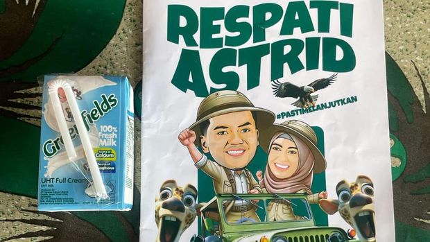 Sembako yang diduga dibagikan paslon Respati-Astrid, yang diadukan DPC PDIP Solo ke Bawaslu Solo, Selasa (10/9/2024).