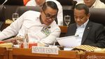 Bahlil-Komisi VII DPR Raker Bahas Penyesuaian Anggaran 2025