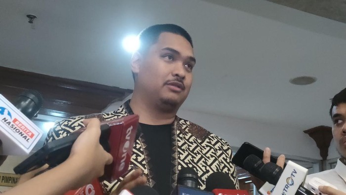 Menpora, Dito Ariotedjo, di gedung DPR RI, Senayan, Jakarta Pusat, Kamis (12/9/2024).