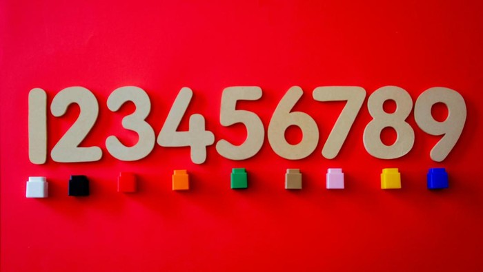 Ilustrasi angka matematika