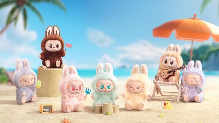 Ilustrasi boneka Labubu