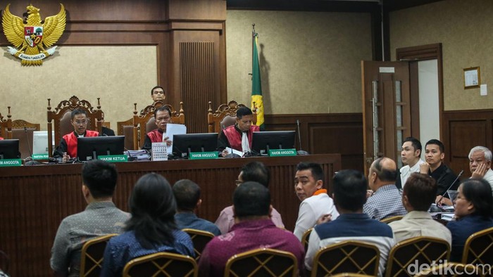 Harvey Moeis saat menghadiri sidang di Pengadilan Tindak Pidana Korupsi (Tipikor), Jakarta, Kamis (12/9/2024).