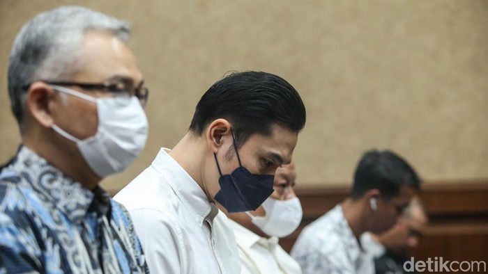 Harvey Moeis saat menghadiri sidang di Pengadilan Tindak Pidana Korupsi (Tipikor), Jakarta, Kamis (12/9/2024).