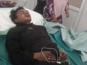 Riki Babak Belur Dimassa Usai Jambret Tas Emak-emak di Jombang