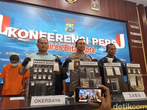 5 Pengedar Sabu dan Pil Dobel L di Kota Blitar Diringkus, 1 di Bawah Umur