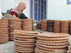 Geliat Bisnis Cobek Kota Pasuruan Raup Cuan Jutaan Jelang Maulid Nabi