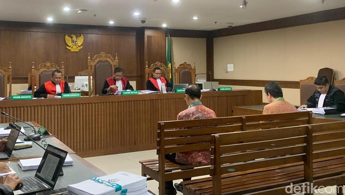 Sidang kasus korupsi timah di Pengadilan Tipikor Jakarta Kamis (12/9) (Mulia/detikcom).
