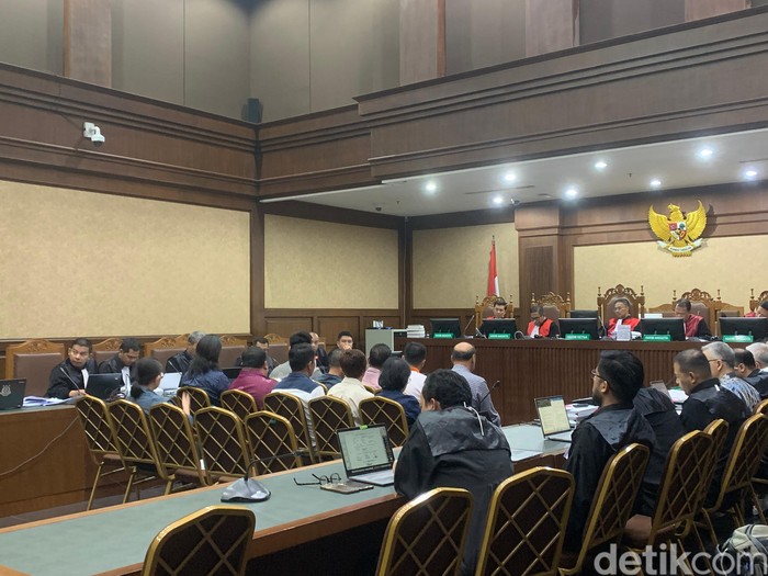 Suasana persidangan yang menghadirkan saksi di kasus timah, 12 September 2024. (Mulia Budi/detikcom)