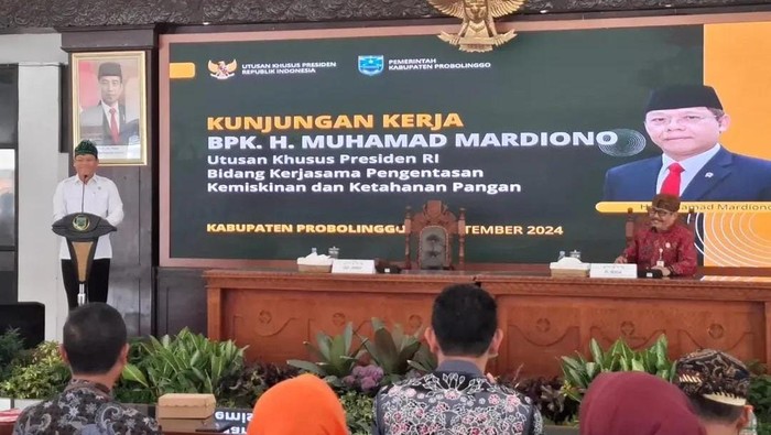 UKP Bidang Kerjasama Pengentasan Kemiskinan dan Ketahanan Pangan, Muhamad Mardiono.