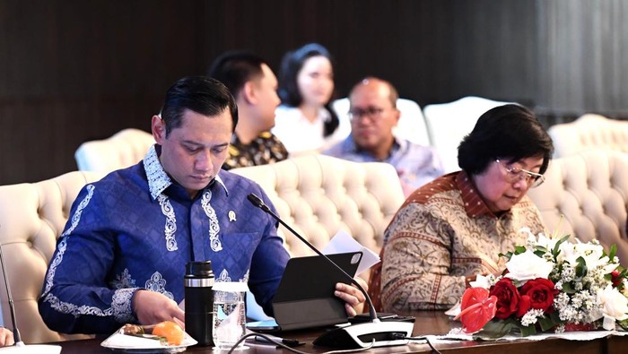 AHY di sidang kabinet paripurna terakhir di IKN