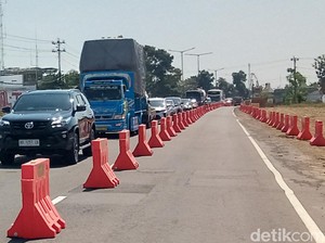 Contraflow Jalan Jogonalan Klaten buat Proyek Tol Berlaku Sampai November