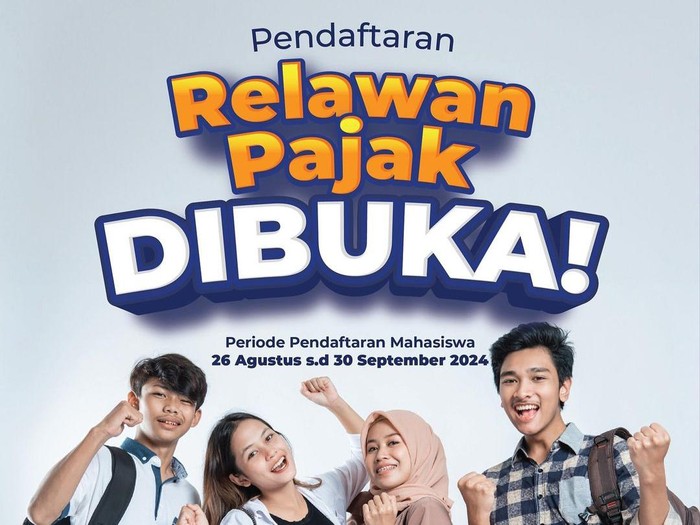 Direktorat Jenderal Pajak buka pendaftaran Relawan Pajak 2024. Ini cara ikutannya.
