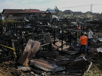 Kebakaran Hanguskan Rumah-Kosan di Palangka Raya