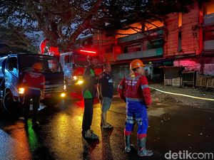 Kebakaran Pasar Baru Comboran Kota Malang Padam