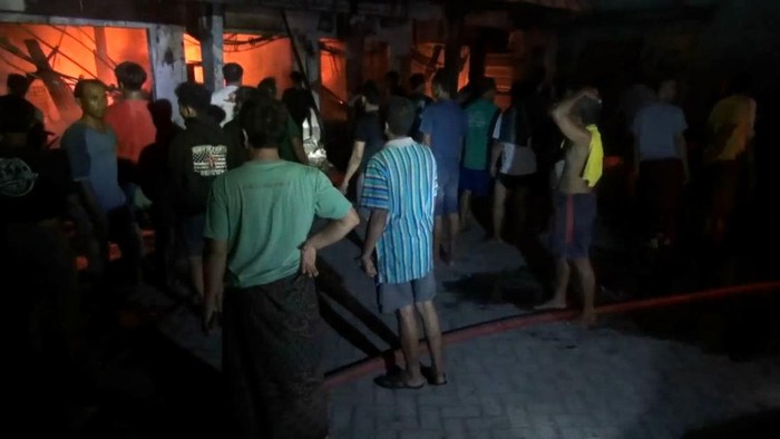 Kebakaran Pasar Pucuk Lamongan