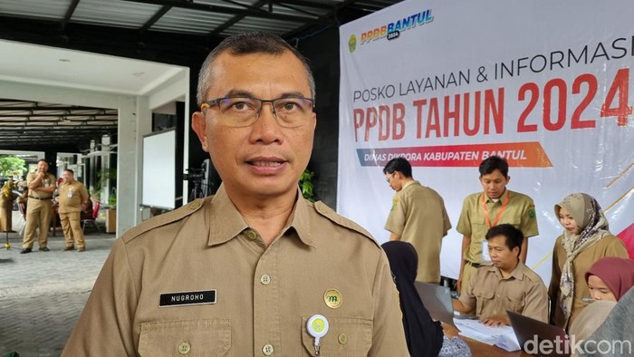 Kepala Disdikpora Bantul, Nugroho Eko Setyanto, Jumat (13/9/2024).