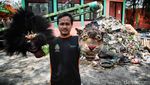Keren! Limbah Kayu Disulap Jadi Topeng