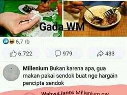 Kumpulan Postingan Kocak di Facebook, Suka Absurd